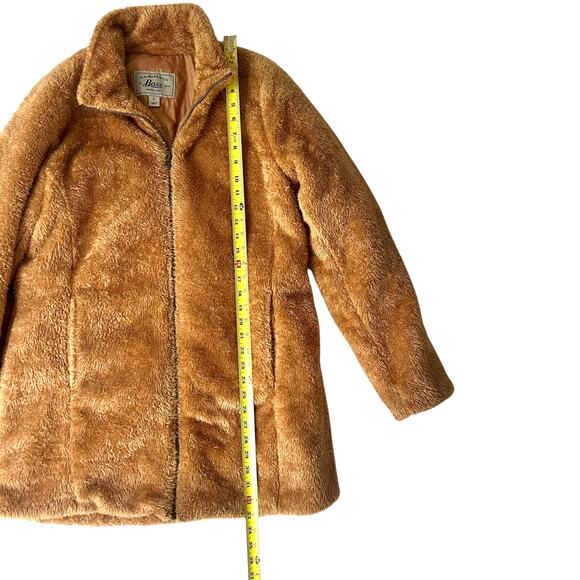 G.H. Bass Teddy Faux-Sherpa Teddy Bear Coat – Size L – Cozy-Zip-Front-Quilted - Picture 5 of 11